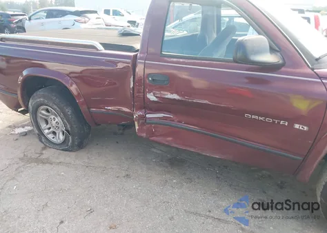 2002 Dodge Dakota Slt from USA, damaged, VIN 1B7FL46X82S624858